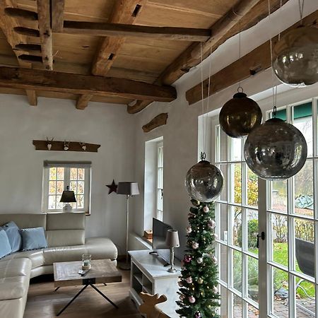 Gemuetliches Fachwerkhaus Am See Mit Kamin Warendorf Ngoại thất bức ảnh