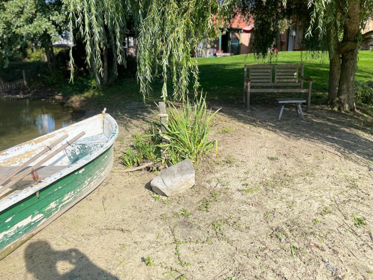 Gemuetliches Fachwerkhaus Am See Mit Kamin Warendorf Ngoại thất bức ảnh